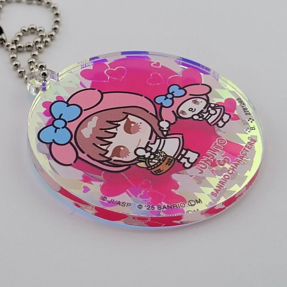 Deformed Tomie & My Melody - Bandai Junji Ito x Sanrio Blue Acrylic Charm